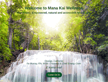 Tablet Screenshot of manakaiwellness.com